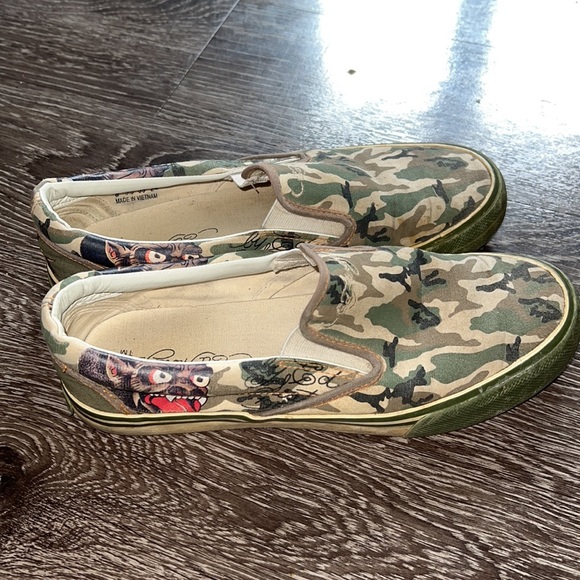 Ed Hardy Camo Slip On Sneaker - Picture 3 of 12